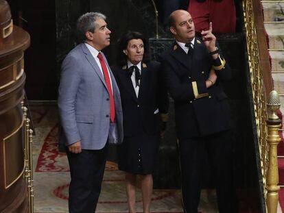 Francesc Homs, portavoz de Converg&egrave;ncia, en el Congreso de los Diputados.