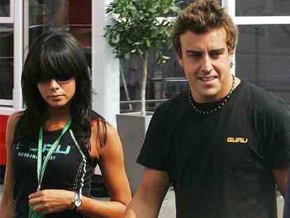 Fernando Alonso y Raquel del Rosario.