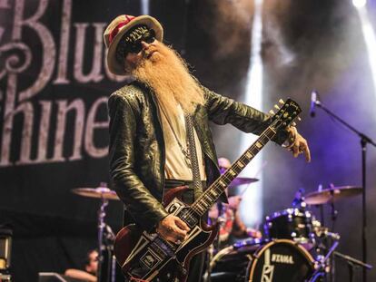 Billy Gibbons, fundador de ZZ Top e invitado especial de Supersonic Blues Machine.