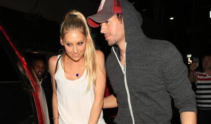 Anna Kournikova y Enrique Iglesias.