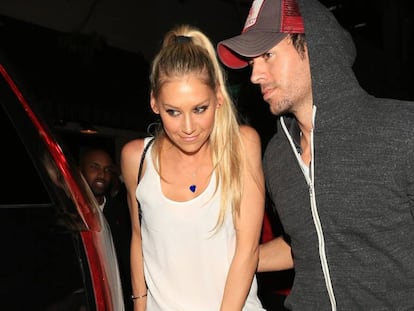 Anna Kournikova y Enrique Iglesias.