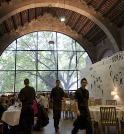 Restaurante Norai, en el barrio del Raval, Barcelona.