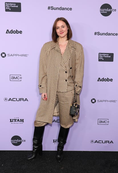 PARK CITY, UTAH - JANUARY 20: Renate Reinsve attends the "Handling The Undead" Premiere during 2024 Sundance Film Festival at Library Center Theatre on January 20, 2024 in Park City, Utah. (Photo by Dia Dipasupil/Getty Images)