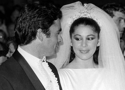 Francisco Rivera "Paquirri" e Isabel Pantoja, el día de su boda en 1983.