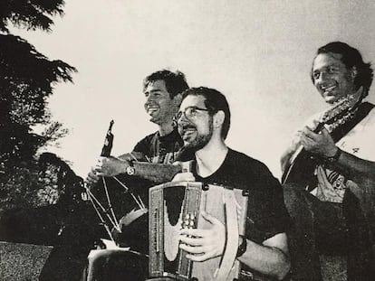 Cartel de La Musgaña en concierto, en 1997.