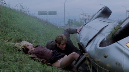 James Spader y Deborah Kara Unger en 'Crash'