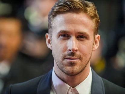 Ryan Gosling y su mirada afilada, en el Festival de cine de Cannes (2014).