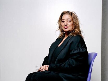 La arquitecta Zaha Hadid.