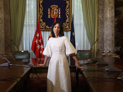 Mercedes Gonzalez, delegada del Gobierno de Madrid, en la sede del organismo.