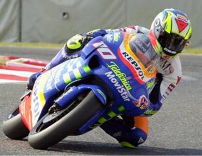 Fonsi Nieto, durante los entrenamientos de ayer en el circuito de Suzuka.