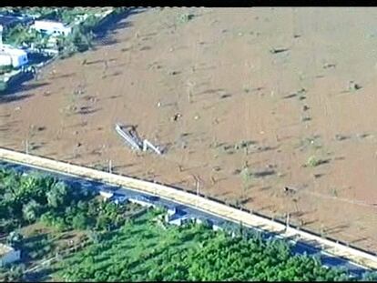 Imágenes aéreas de Mallorca muestran los destrozos del tornado