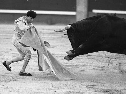 Domingo Valderrama, el 21 de mayo de 1995 en Las Ventas.