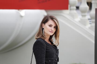 Penélope Cruz, pictured in Madrid his week.