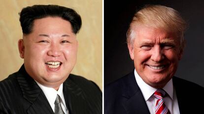 Kim Jong Un y Donald Trump