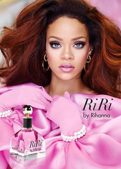 Rihanna, con su nuevo perfume.