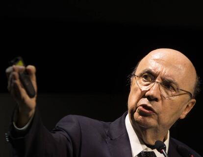 El expresidente del Banco Central de Brasil Henrique Meirelles, en Brasilia en 2015.