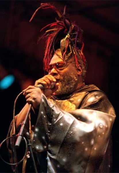 El artista George Clinton.