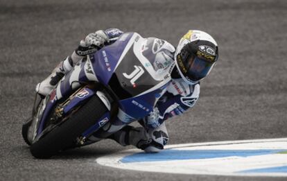 Jorge Lorenzo, durante la clasificación.