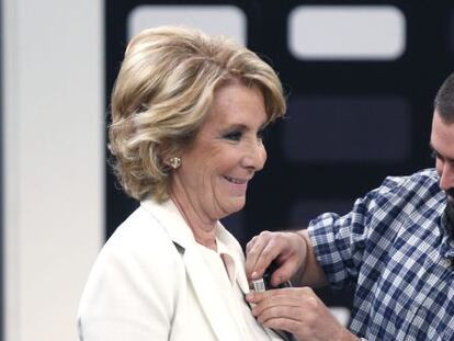 La candidata del PP a la alcald&iacute;a de Madrid, Esperanza Aguirre.