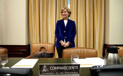 La presidenta de la Sareb, en el Congreso.