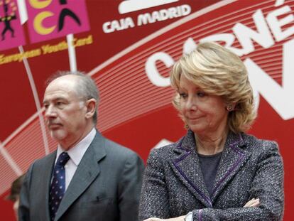 Rodrigo Rato y Esperanza Aguirre