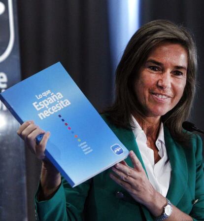 La directora de campaña del PP, Ana Mato.