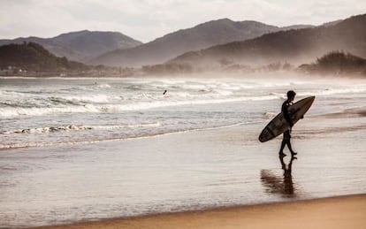 Playa de Campeche, en la isla de Santa Catarina (Brasil).