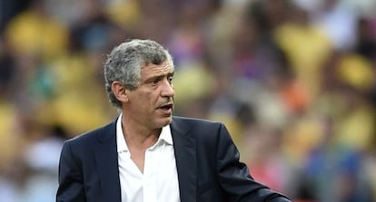 Fernando Santos, cuando entrenaba a Grecia.