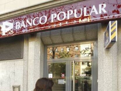 Una sucursal del Banco Popular