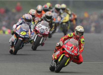 Jorge Lorenzo, al frente de la carrera.