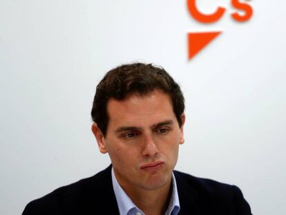 El líder de Ciudadanos, Albert Rivera.