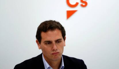 El líder de Ciudadanos, Albert Rivera.