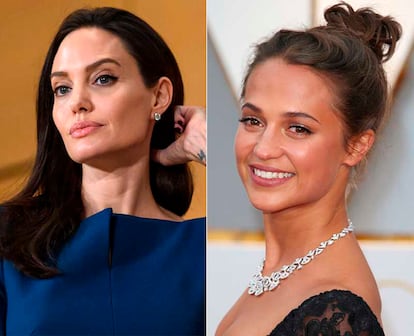 Angelina Jolie ha sido sustituida por Alicia Vikander, 14 años más joven que ella, en el rol de Lara Croft.