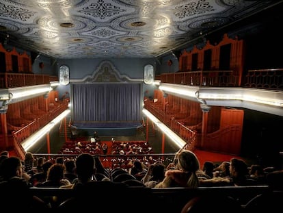 Sala del cine Doré, sede de la Filmoteca Española, en Madrid.