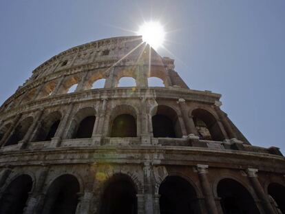 Una panorámica del Coliseo tras su restauración.