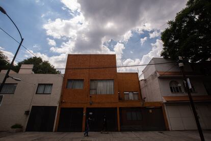 Algunas de las propiedades del cartel inmobiliario, en la Alcaldía Benito Juárez. En la imagen, Pitágoras 745, en la colonia Narvarte Oriente.