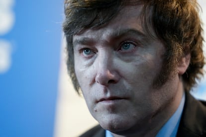 Javier Milei en Buenos Aires, Argentina.