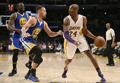 Kobe Bryant y Stephen Curry.