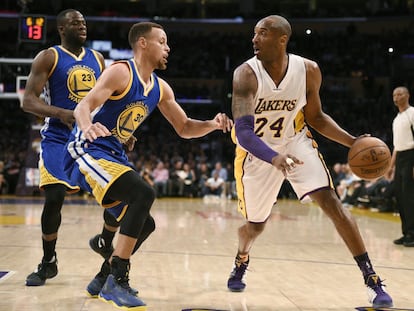 Kobe Bryant y Stephen Curry.