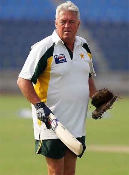 Bob Woolmer, seleccionador de críquet de Pakistán.