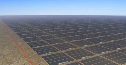 Parque solar de Sun Cable.