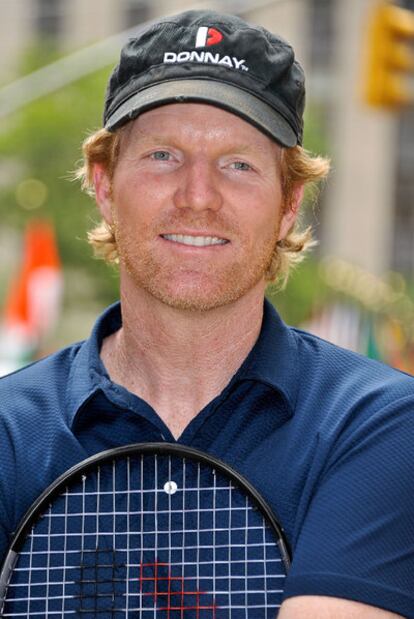 Jim Courier, el mes pasado en Nueva York.