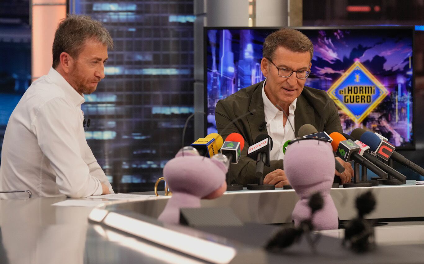 Alberto Núñez Feijóo, en 'El hormiguero' el miércoles 28 de junio.