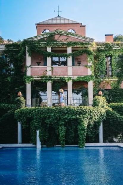 La villa palladiana en el jardín de l'Albarda, en la localidad alicantina de Pedreguer.