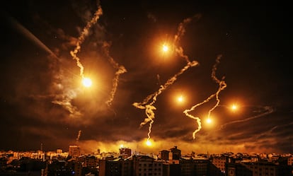 Bombardeo sobre Gaza, el 6 de noviembre de 2023. 