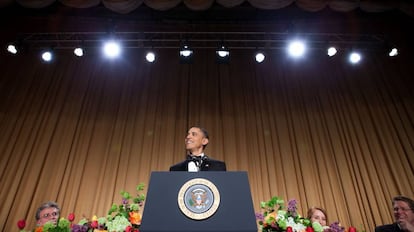 Barack Obama al sopar de corresponsals del 2011.