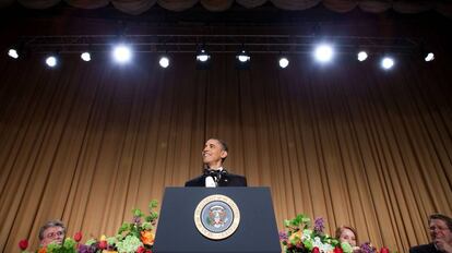 Barack Obama al sopar de corresponsals del 2011.