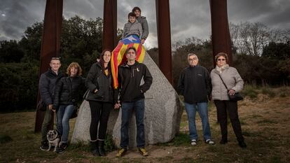 La familia Roig-Riera, de Arenys de Munt (Maresme), el primer pueblo catalán que celebró una consulta independentista.
