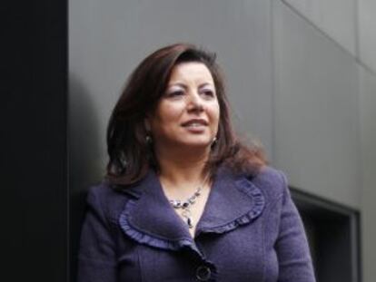 La empresaria tunecina Leila Beljiria, durante su estancia en Madrid.