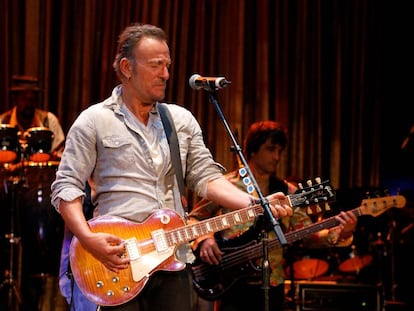 Bruce Springsteen, en un concierto en 2017 en Asbury Park (Nueva Jersey).